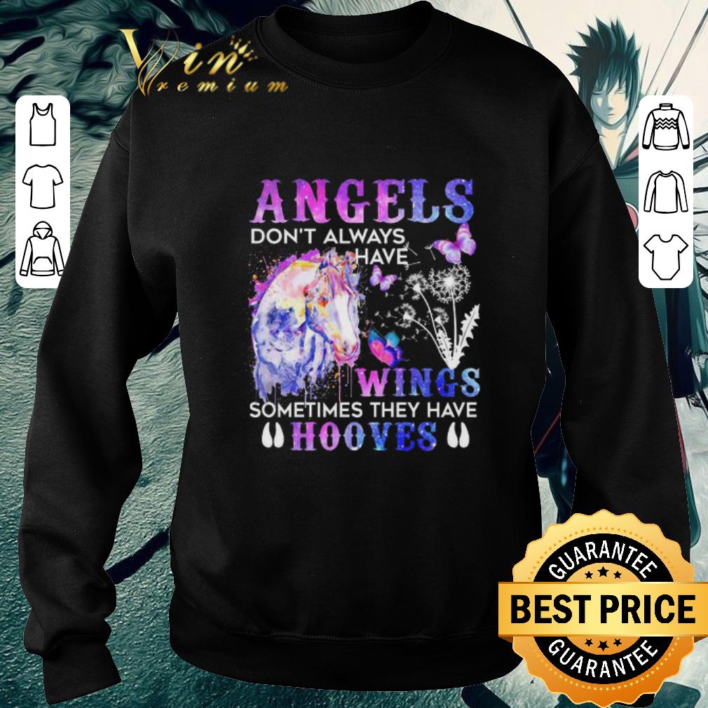 Nice Angels don’t always have wings sometimes they have hooves shirt 1 Nice Angels don’t always have wings sometimes they have hooves shirt