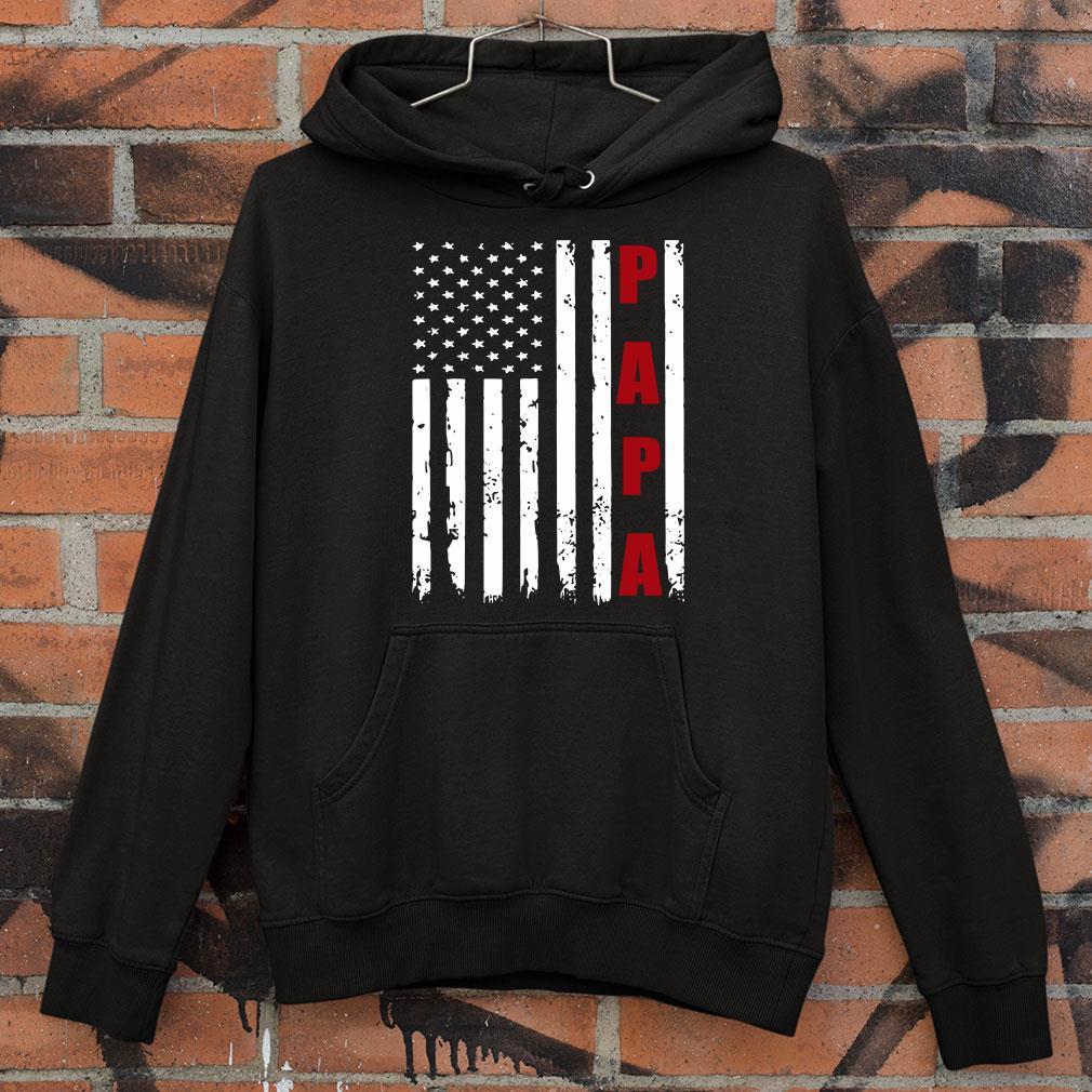 Premium Funny Proud Papa Fathers Day American Flag shirt 1 Funny Proud Papa Fathers Day American Flag shirt