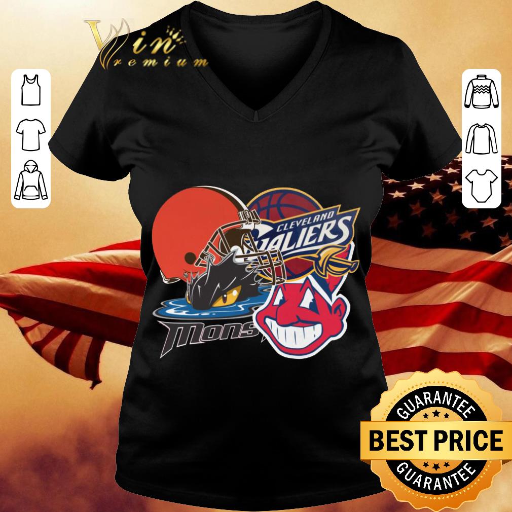 Awesome Cleveland Indians Cleveland Monsters Cleveland Cavaliers Cleveland Browns Shirt 2 Cleveland Indians Cleveland Monsters Cleveland Cavaliers Cleveland Browns Shirt