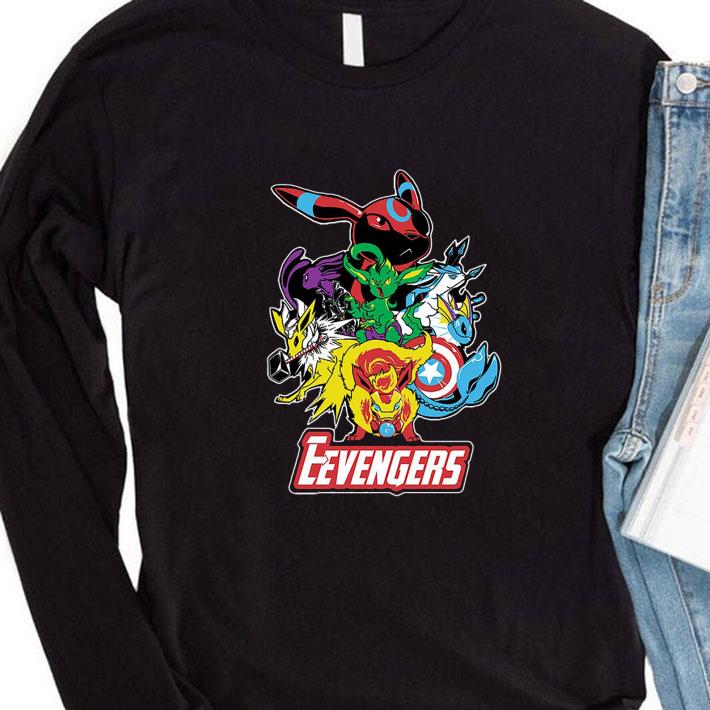 Original Marvel Avengers mashup Pokemon Evolutions Nick Fureons Eevengers Eevee Eevee Mega Evolve shirt 1 Marvel Avengers mashup Pokemon Evolutions Nick Fureons Eevengers Eevee Eevee Mega Evolve shirt