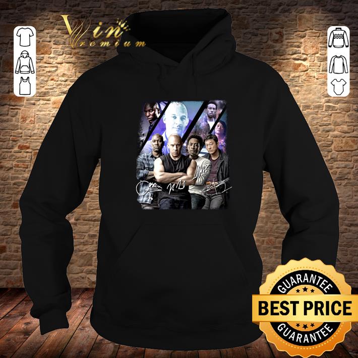 Original The Fast And The Furious Signatures Dominic Toretto Han Lue Roman Pearce Tej Parker Shirt 1 The Fast And The Furious Signatures Dominic Toretto Han Lue Roman Pearce Tej Parker Shirt