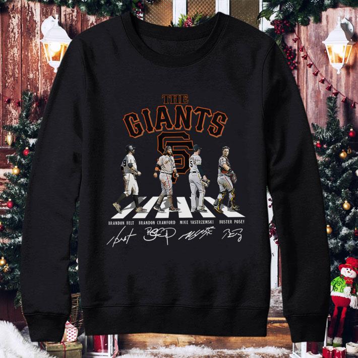 The Giants Abbey Road San Francisco Giants Signatures Shirt, Brandon Belt, Brandon Crawford, Mike Yastrzemski, Buster Posey 4 The Giants Abbey Road San Francisco Giants Signatures Shirt, Brandon Belt, Brandon Crawford, Mike Yastrzemski, Buster Posey