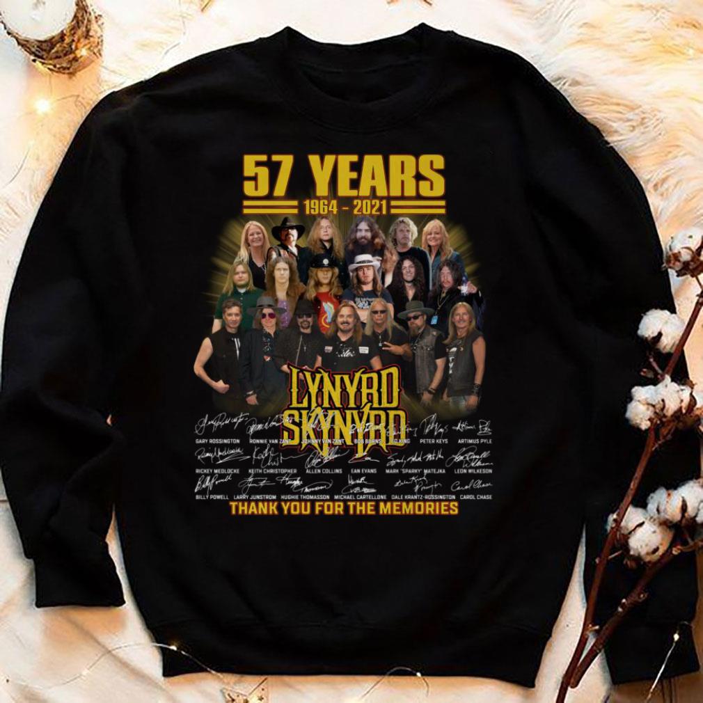 57 Years Lynyrd Skynyrd Band Rock 1964-2021 Signatures Thank You For The Memories Shirt 4 57 Years Lynyrd Skynyrd Band Rock 1964-2021 Signatures Thank You For The Memories Shirt