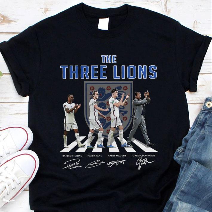 Abbey Road The Three Lions England Team Signatures Shirt