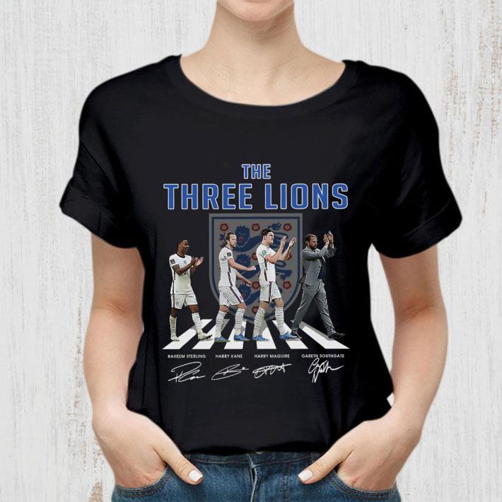 Abbey Road The Three Lions England Team Signatures Shirt 2 Abbey Road The Three Lions England Team Signatures Shirt