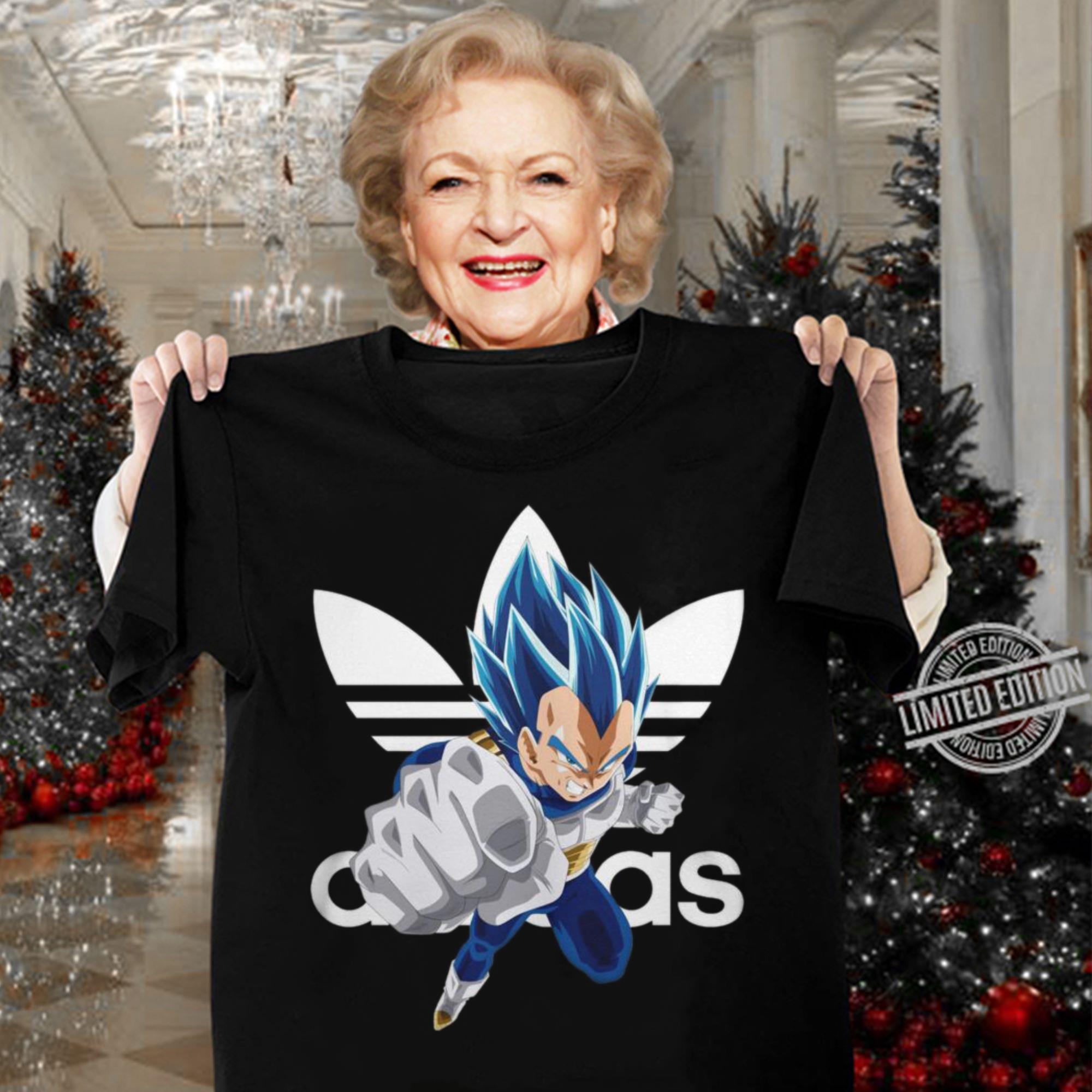 Awesome Adidas Dragon Ball Vegeta Super Saiyan Blue Evolved Shirt 3 Adidas Dragon Ball Vegeta Super Saiyan Blue Evolved Shirt