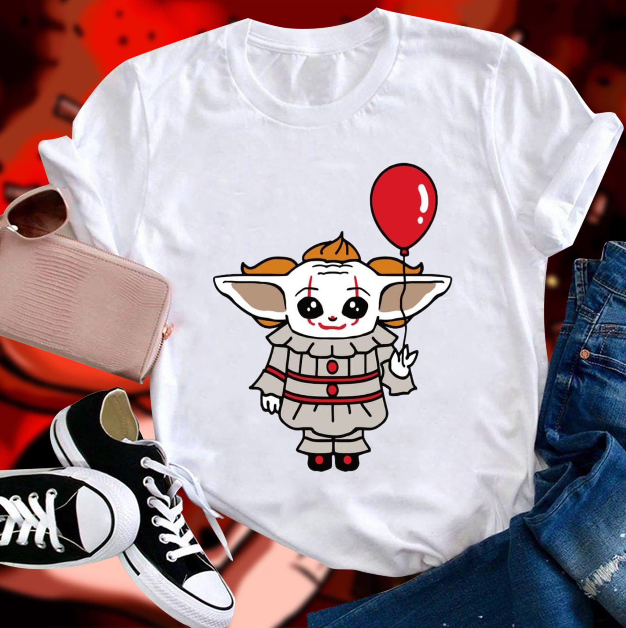 Original Baby Yoda Mashup Pennywise Halloween 2021 Shirt