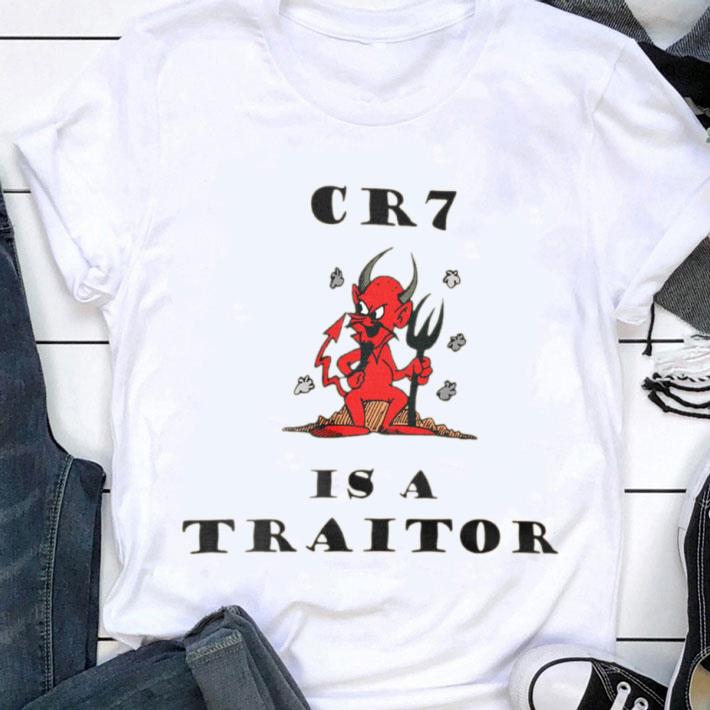 Official Cristiano Ronaldo CR7 Is A Traitor Manchester United Red Devil Shirt 1 Cristiano Ronaldo CR7 Is A Traitor Manchester United Red Devil Shirt