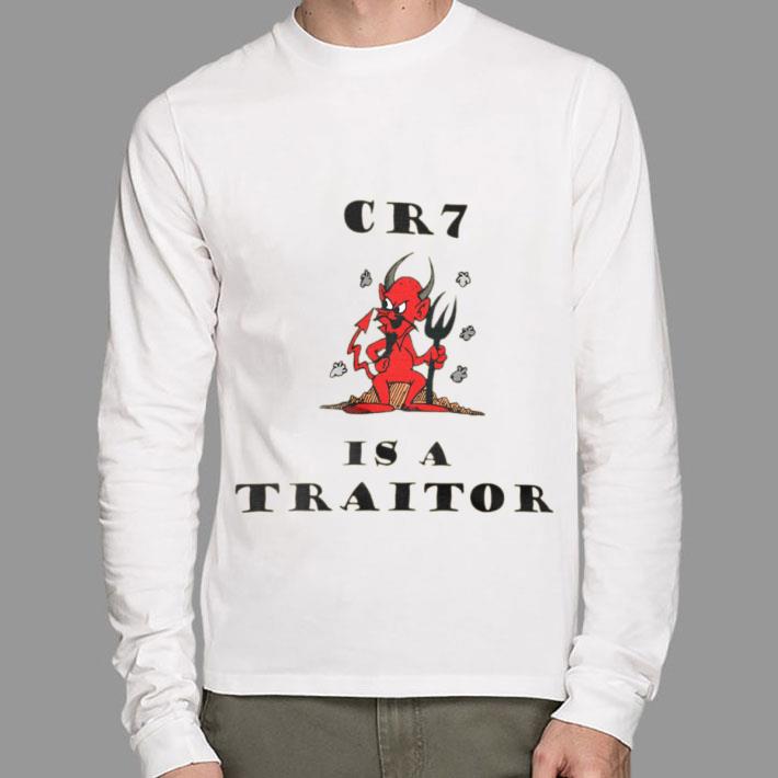 Official Cristiano Ronaldo CR7 Is A Traitor Manchester United Red Devil Shirt 2 Cristiano Ronaldo CR7 Is A Traitor Manchester United Red Devil Shirt
