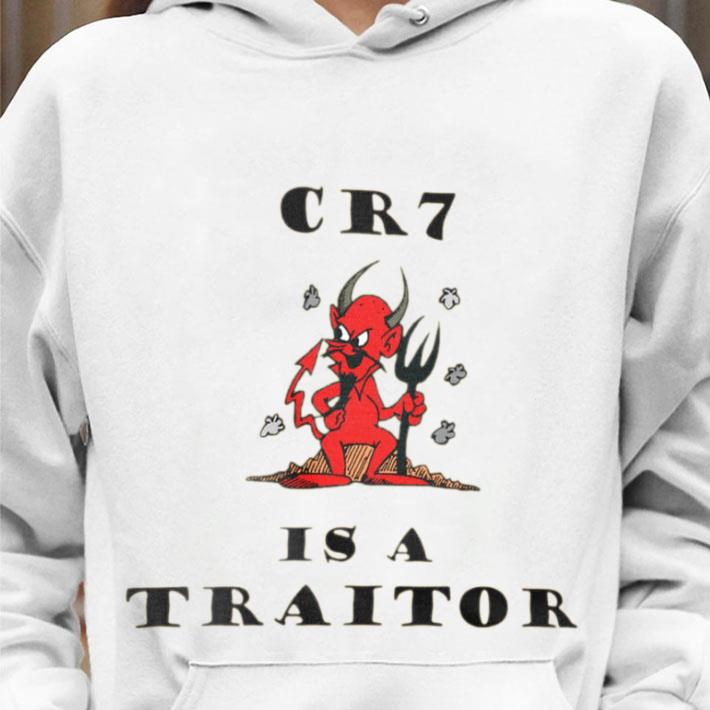 Official Cristiano Ronaldo CR7 Is A Traitor Manchester United Red Devil Shirt 4 Cristiano Ronaldo CR7 Is A Traitor Manchester United Red Devil Shirt