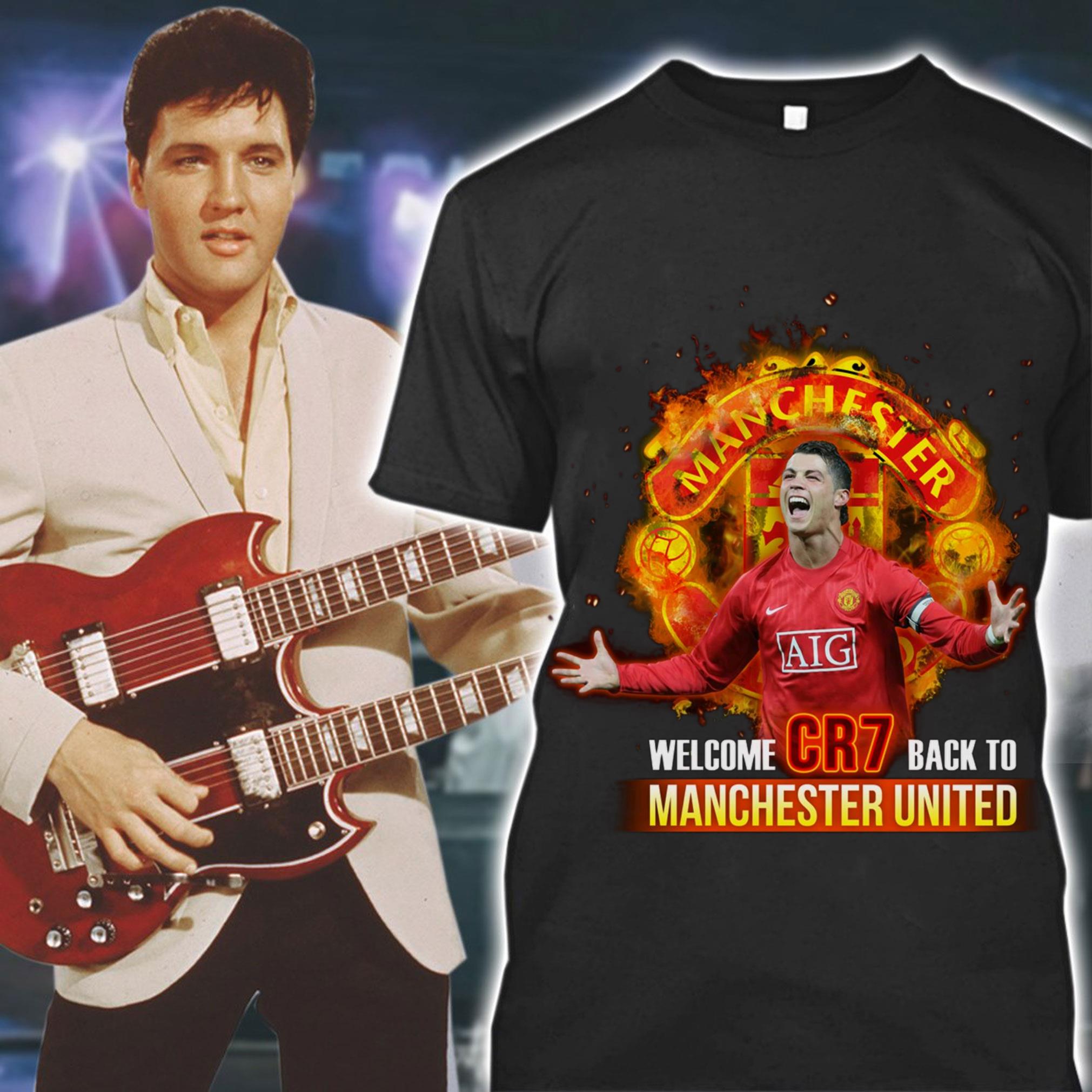 Premium Cristiano Ronaldo Welcome CR7 Back To Manchester United FC Shirt 1 Cristiano Ronaldo Welcome CR7 Back To Manchester United FC Shirt