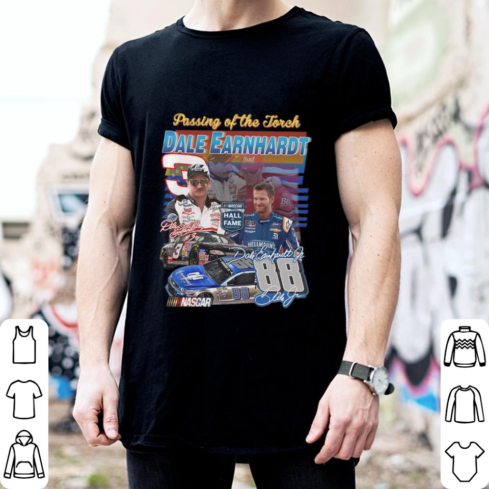 Awesome Father's Day Passing Of The Torch Dale Earnhardt Nascar Hall Of Fame Charlotte Signatures Shirt 2 Father's Day Passing Of The Torch Dale Earnhardt Nascar Hall Of Fame Charlotte Signatures Shirt