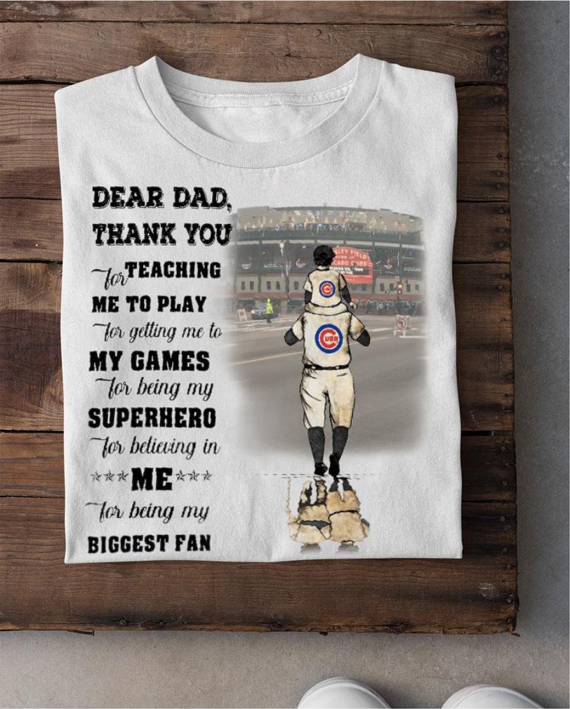 Best Father's day dear dad thank you teaching me to play for getting me to my games shirt 2 Father's day dear dad thank you teaching me to play for getting me to my games shirt