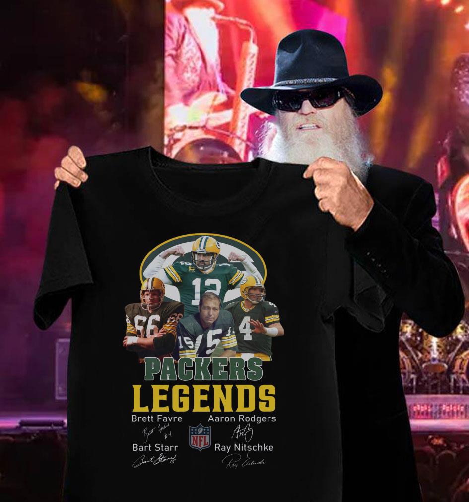 Best Green Bay Packers Legends NFL Signatures Shirt 3 Green Bay Packers Legends NFL Signatures Shirt