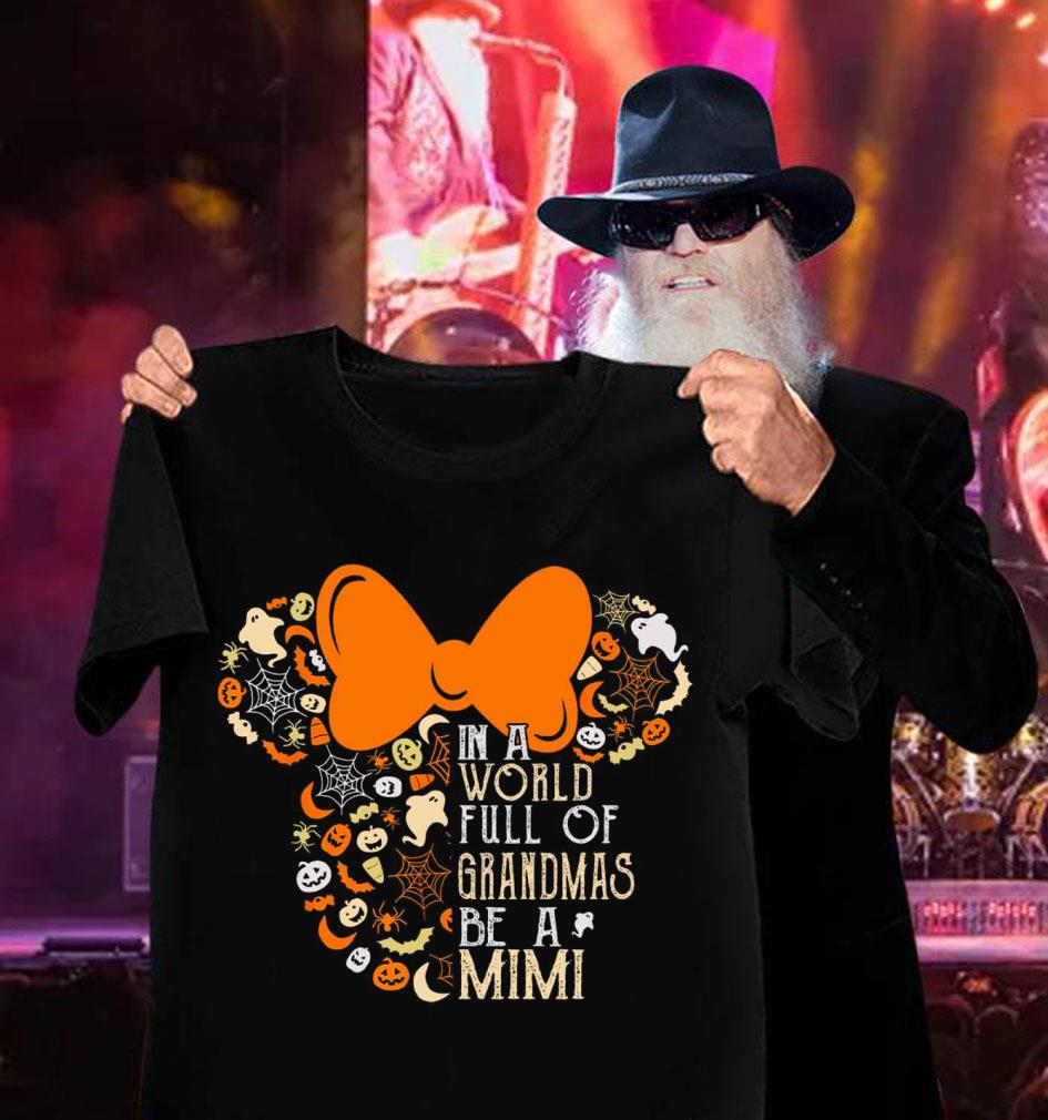 Hot Halloween Disney Minnie Mouse In A World Full Of Grandmas Be A Mimi Shirt 3 Halloween Disney Minnie Mouse In A World Full Of Grandmas Be A Mimi Shirt