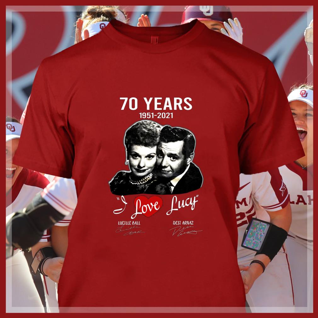 Best I Love Lucy sitcom 70 years 1951-2021 Lucille Ball Desi Arnaz Signatures Shirt 4 I Love Lucy sitcom 70 years 1951-2021 Lucille Ball Desi Arnaz Signatures Shirt