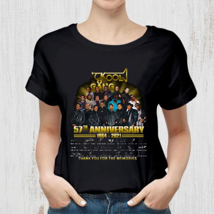 Hot Kool and the Gang 57th anniversary 1964-2021 signatures thank you for the memories shirt 2 Kool and the Gang 57th anniversary 1964-2021 signatures thank you for the memories shirt