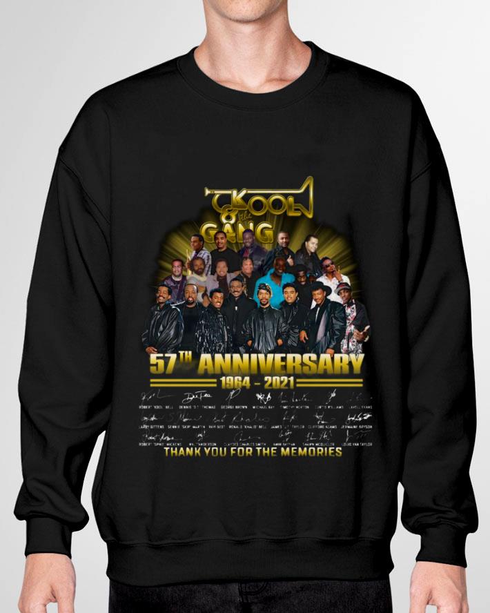 Hot Kool and the Gang 57th anniversary 1964-2021 signatures thank you for the memories shirt 3 Kool and the Gang 57th anniversary 1964-2021 signatures thank you for the memories shirt