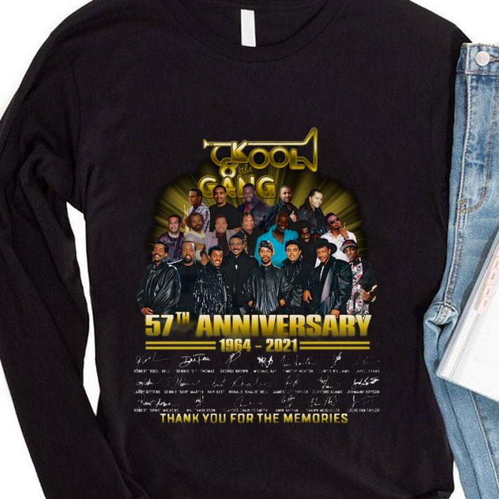 Hot Kool and the Gang 57th anniversary 1964-2021 signatures thank you for the memories shirt 4 Kool and the Gang 57th anniversary 1964-2021 signatures thank you for the memories shirt