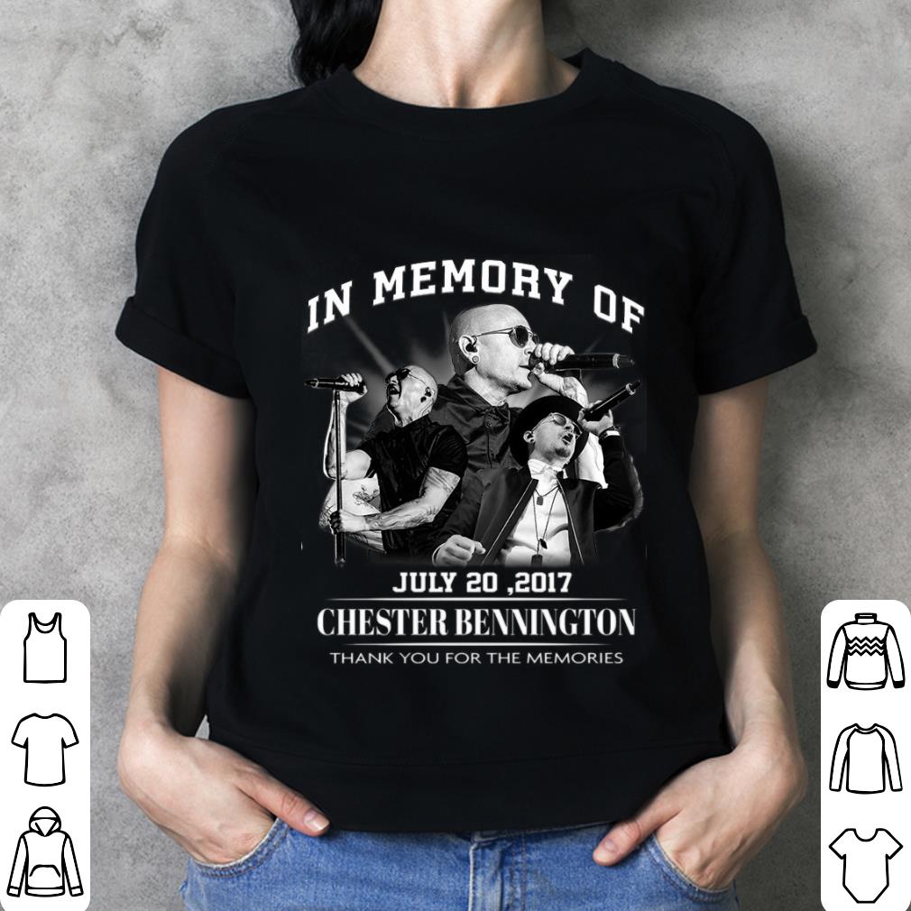 Awesome Linkin Park Chester Bennington In Memory Of July 20 2017 Thank Memories Shirt 3 Linkin Park Chester Bennington In Memory Of July 20 2017 Thank Memories Shirt