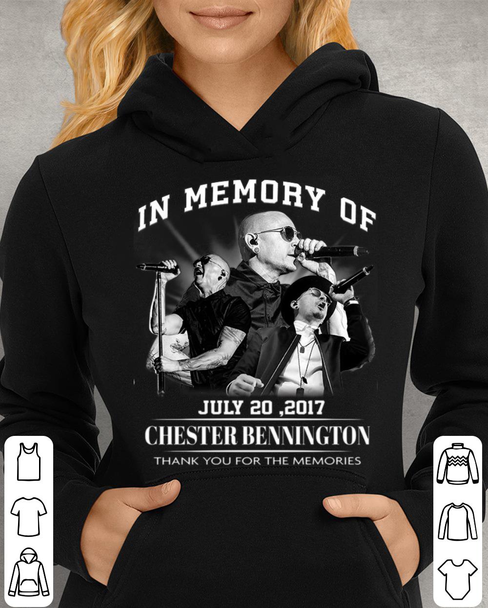 Awesome Linkin Park Chester Bennington In Memory Of July 20 2017 Thank Memories Shirt 4 Linkin Park Chester Bennington In Memory Of July 20 2017 Thank Memories Shirt