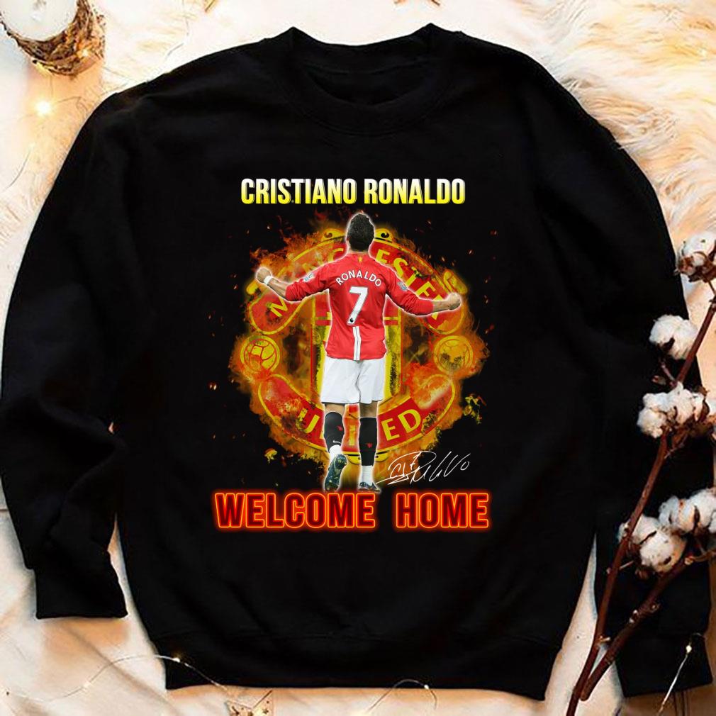 Best Manchester United Cristiano Ronaldo CR7 Welcome Home Signature Shirt 4 Manchester United Cristiano Ronaldo CR7 Welcome Home Signature Shirt