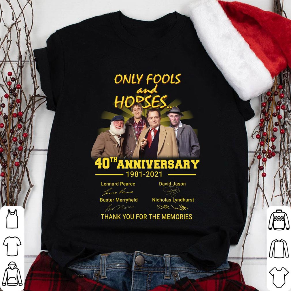Hot Only Fools and Horses 40th Anniversary 1981-2021 Signatures shirt 1 Only Fools and Horses 40th Anniversary 1981-2021 Signatures shirt