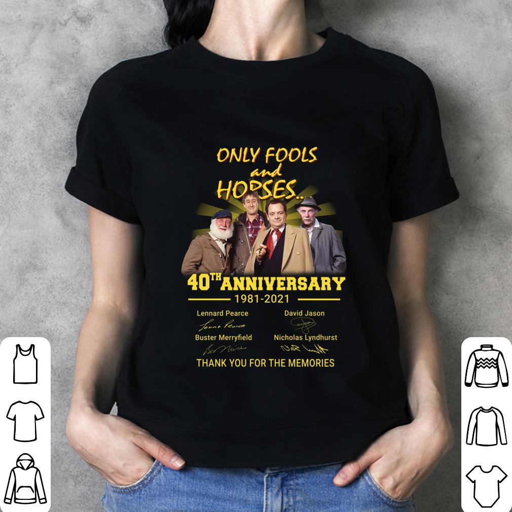 Hot Only Fools and Horses 40th Anniversary 1981-2021 Signatures shirt 3 Only Fools and Horses 40th Anniversary 1981-2021 Signatures shirt