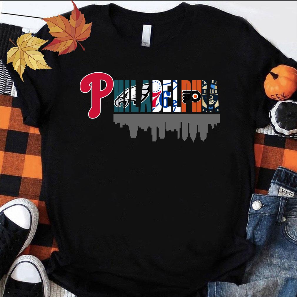 Best Philadelphia sports teams Philadelphia 76ers Eagles Flyers Phillies and Philadelphia Union shirt 1 Philadelphia sports teams Philadelphia 76ers Eagles Flyers Phillies and Philadelphia Union shirt