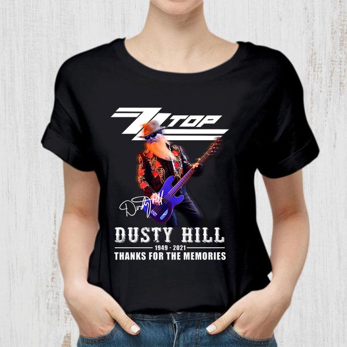 Awesome RIP Dusty Hill 1949-2021 Signature Thank You For The Memories ZZ Top Band Shirt 2 RIP Dusty Hill 1949-2021 Signature Thank You For The Memories ZZ Top Band Shirt