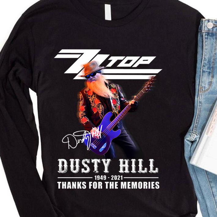 Awesome RIP Dusty Hill 1949-2021 Signature Thank You For The Memories ZZ Top Band Shirt 4 RIP Dusty Hill 1949-2021 Signature Thank You For The Memories ZZ Top Band Shirt