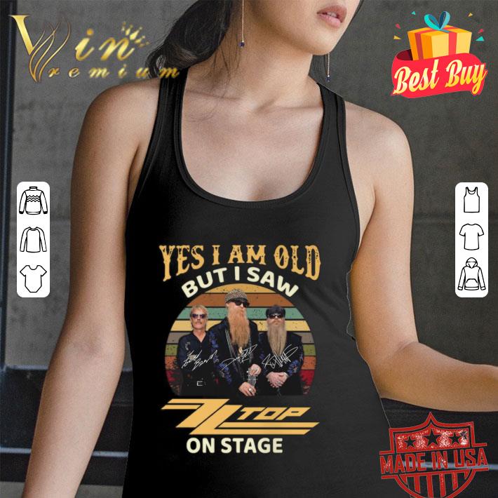 Premium RIP Dusty Hill Yes i am old but i saw ZZ Top band on stage signatures vintage sunset shirt 2 RIP Dusty Hill Yes i am old but i saw ZZ Top band on stage signatures vintage sunset shirt