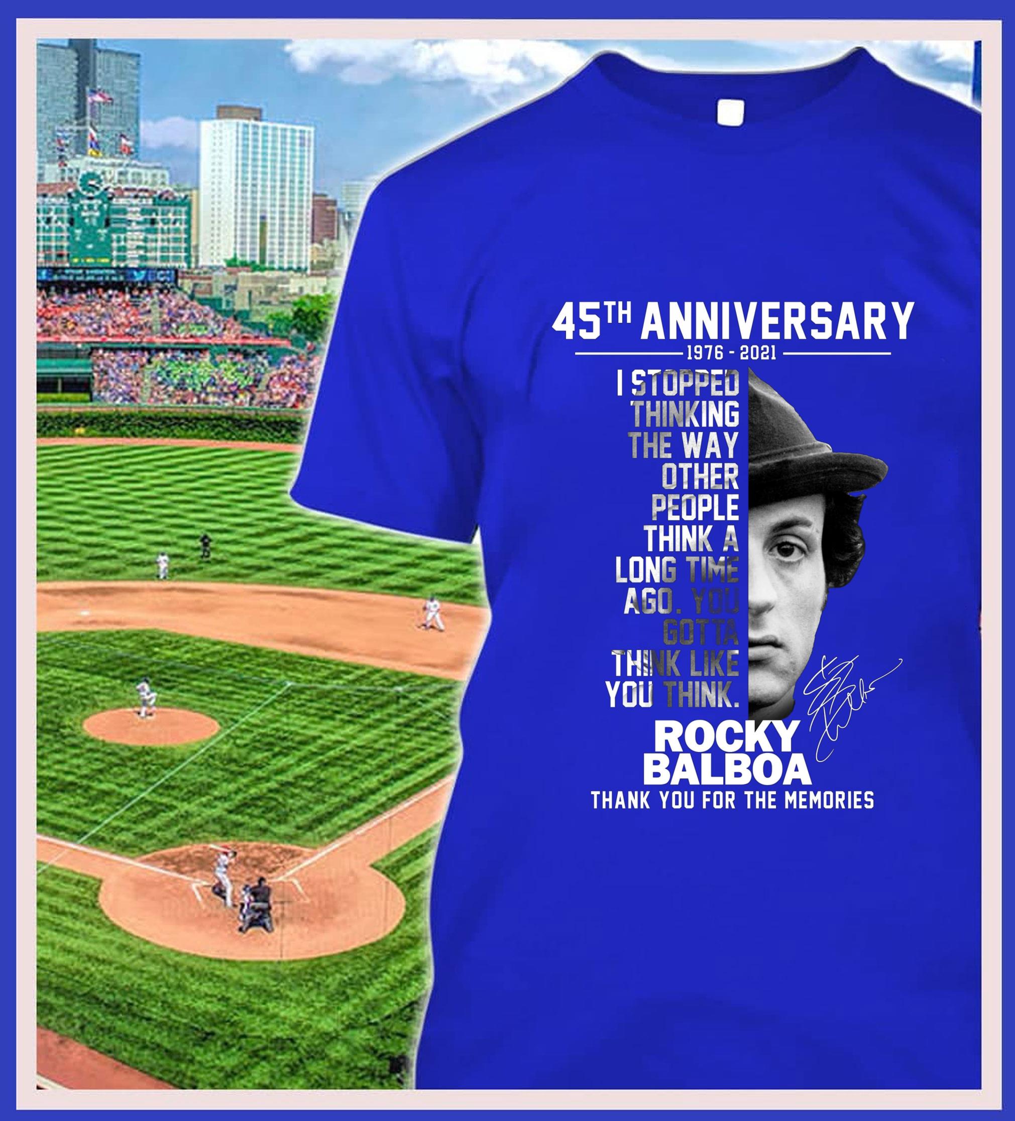 Official Rocky Balboa signature I stopped thinking the way other people think a long time ago shirt 2 Rocky Balboa signature I stopped thinking the way other people think a long time ago shirt