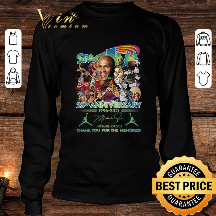 Premium Space Jam 25th anniversary 1996-2021 Signature Thank You For The Memories Shirt 4 Space Jam 25th anniversary 1996-2021 Signature Thank You For The Memories Shirt