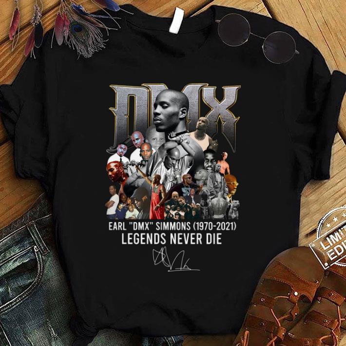 Premium Thank Memories DMX Earl DMX Simmons 1970-2021 Legends Never Die Signature Shirt