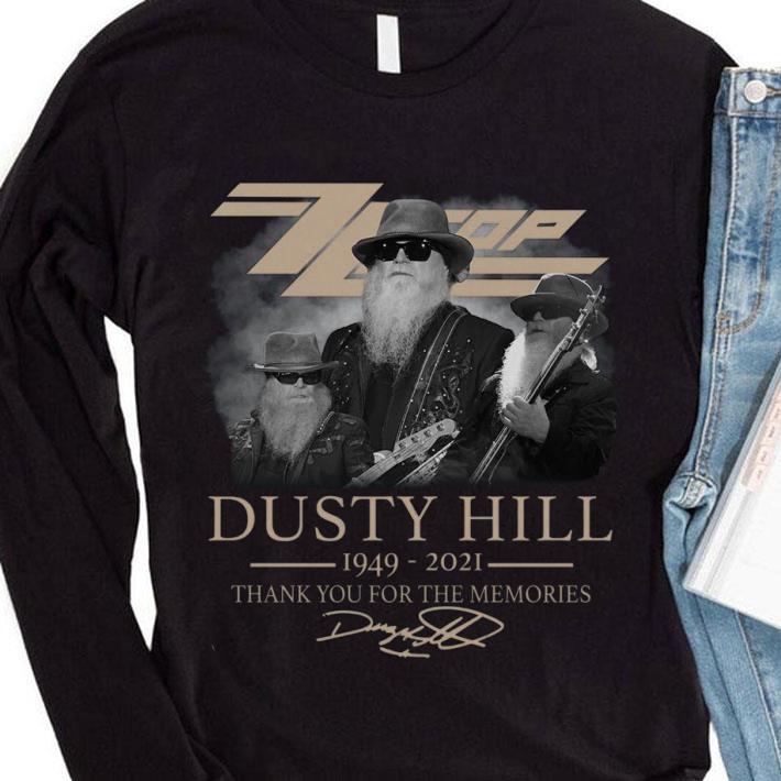 Original Thank You Dusty Hill RIP Signature Zz Top Rock Band 1949-2021 Shirt 4 Thank You Dusty Hill RIP Signature Zz Top Rock Band 1949-2021 Shirt
