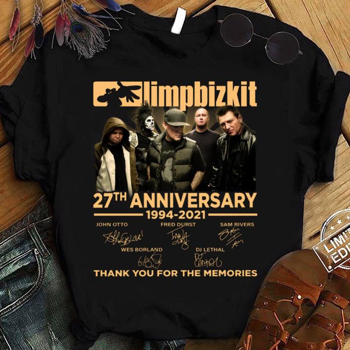 Original Thank You Limp Bizkit 27th anniversary 1994-2021 Signatures Shirt 1 Thank You Limp Bizkit 27th anniversary 1994-2021 Signatures Shirt