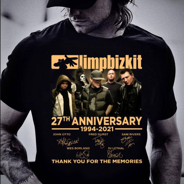 Original Thank You Limp Bizkit 27th anniversary 1994-2021 Signatures Shirt 2 Thank You Limp Bizkit 27th anniversary 1994-2021 Signatures Shirt
