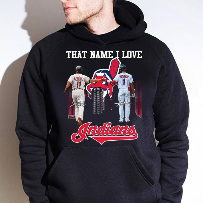 That Name I Love Cleveland Indians José Ramírez Amed Rosario Signatures Shirt
