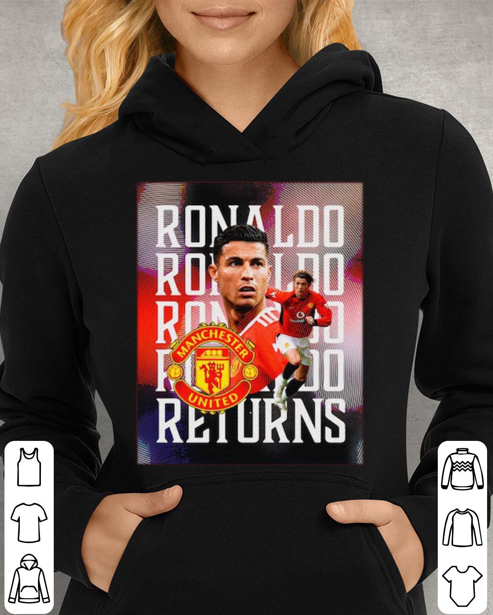 Funny Welcome Back Home Cristiano Ronaldo Returns Manchester United Shirt 4 Welcome Back Home Cristiano Ronaldo Returns Manchester United Shirt