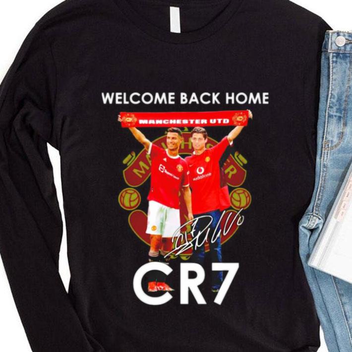 Official Welcome back home Manchester UTD CR7 Ronaldo signature shirt 4 Welcome back home Manchester UTD CR7 Ronaldo signature shirt