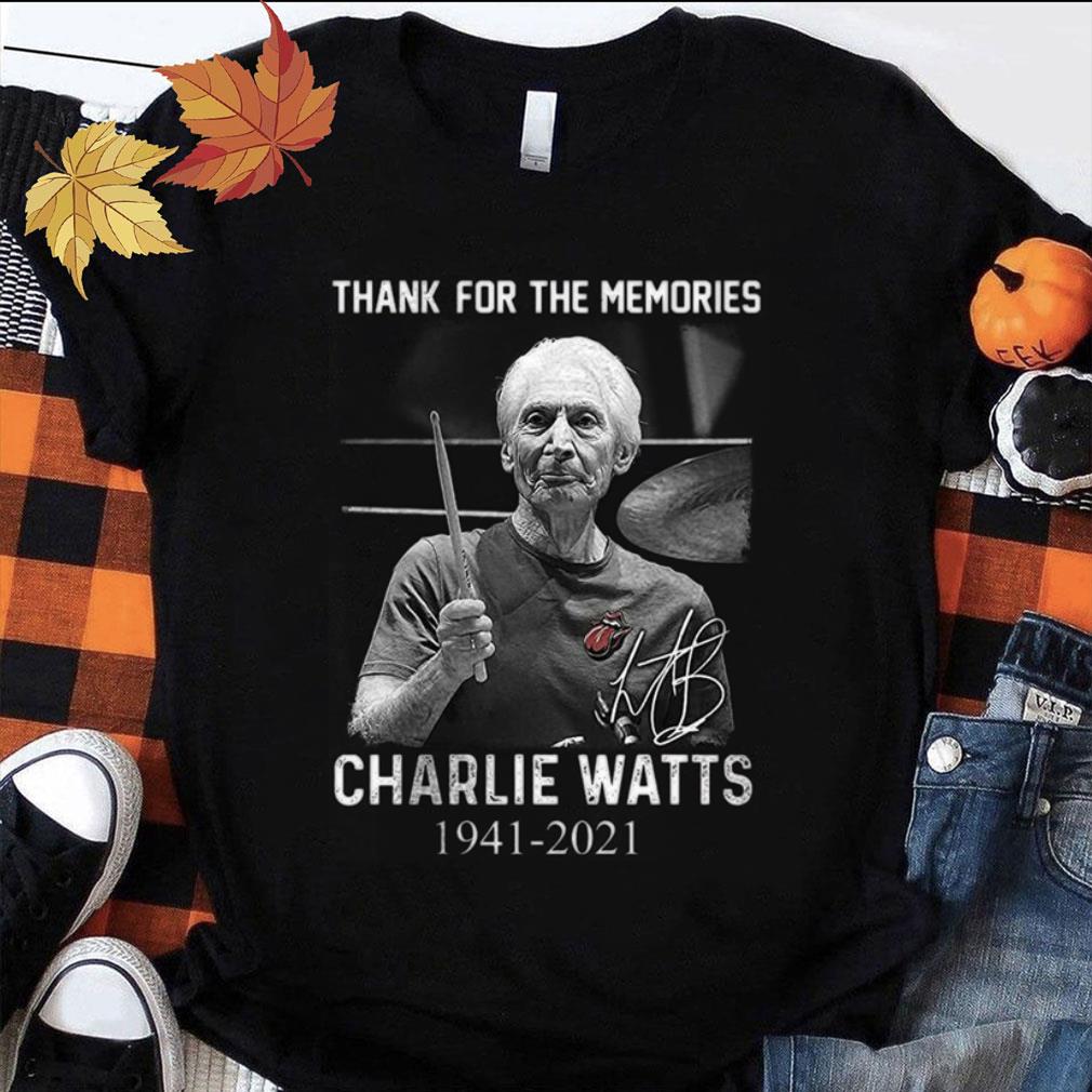 Funny Best Seller Charlie Watts Rest In Peace The Rolling Stones Shirt