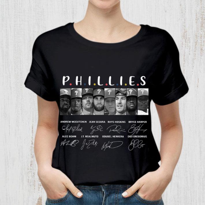 Best Friends Philadelphia Phillies Team Players Signatures Shirt 2 Friends Philadelphia Phillies Team Players Signatures Shirt