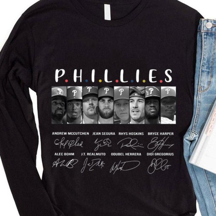 Best Friends Philadelphia Phillies Team Players Signatures Shirt 4 Friends Philadelphia Phillies Team Players Signatures Shirt
