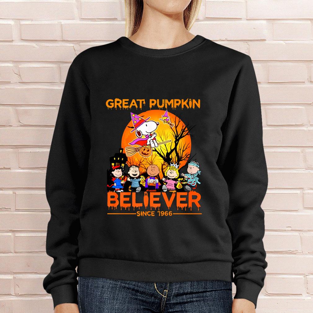 Official Halloween Peanuts Snoopy Woodstock Charlie Brown Great Pumpkin Believer Since 1966 Shirt 4 Halloween Peanuts Snoopy Woodstock Charlie Brown Great Pumpkin Believer Since 1966 Shirt