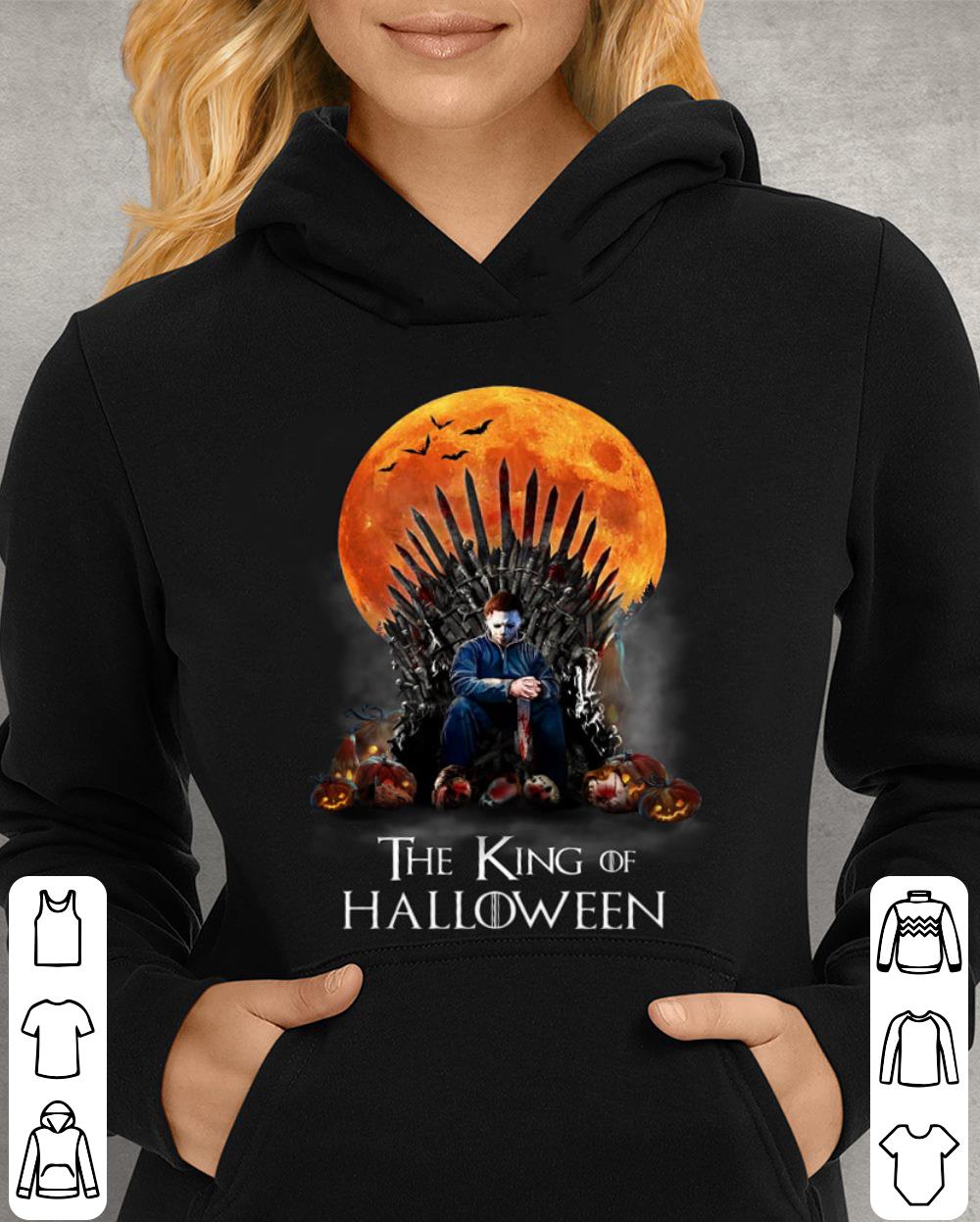 Funny Michael Myers The King Of Halloween GOT Shirt, Game Of Thrones 4 Michael Myers The King Of Halloween GOT Shirt, Game Of Thrones