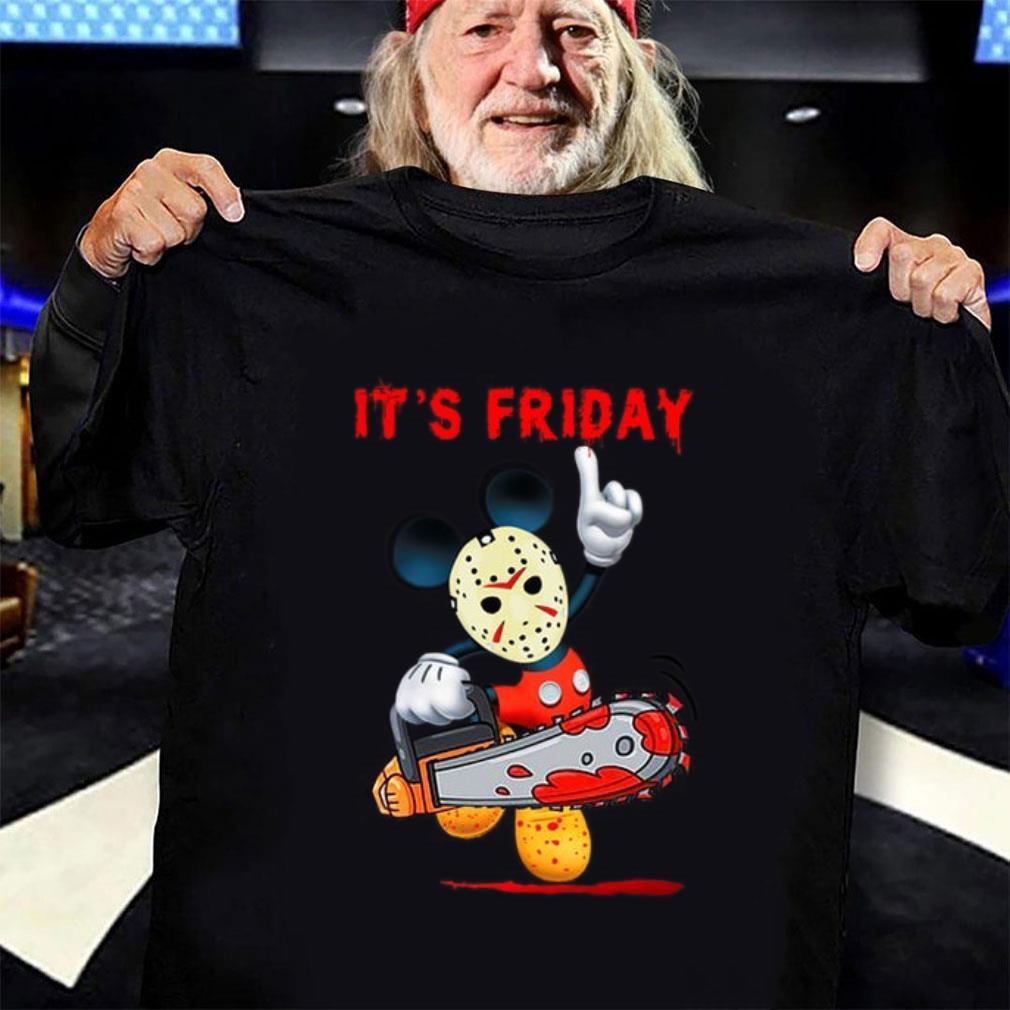 Funny Mickey mouse mashup Jason Voorhees it's friday halloween shirt 3 Mickey mouse mashup Jason Voorhees it's friday halloween shirt