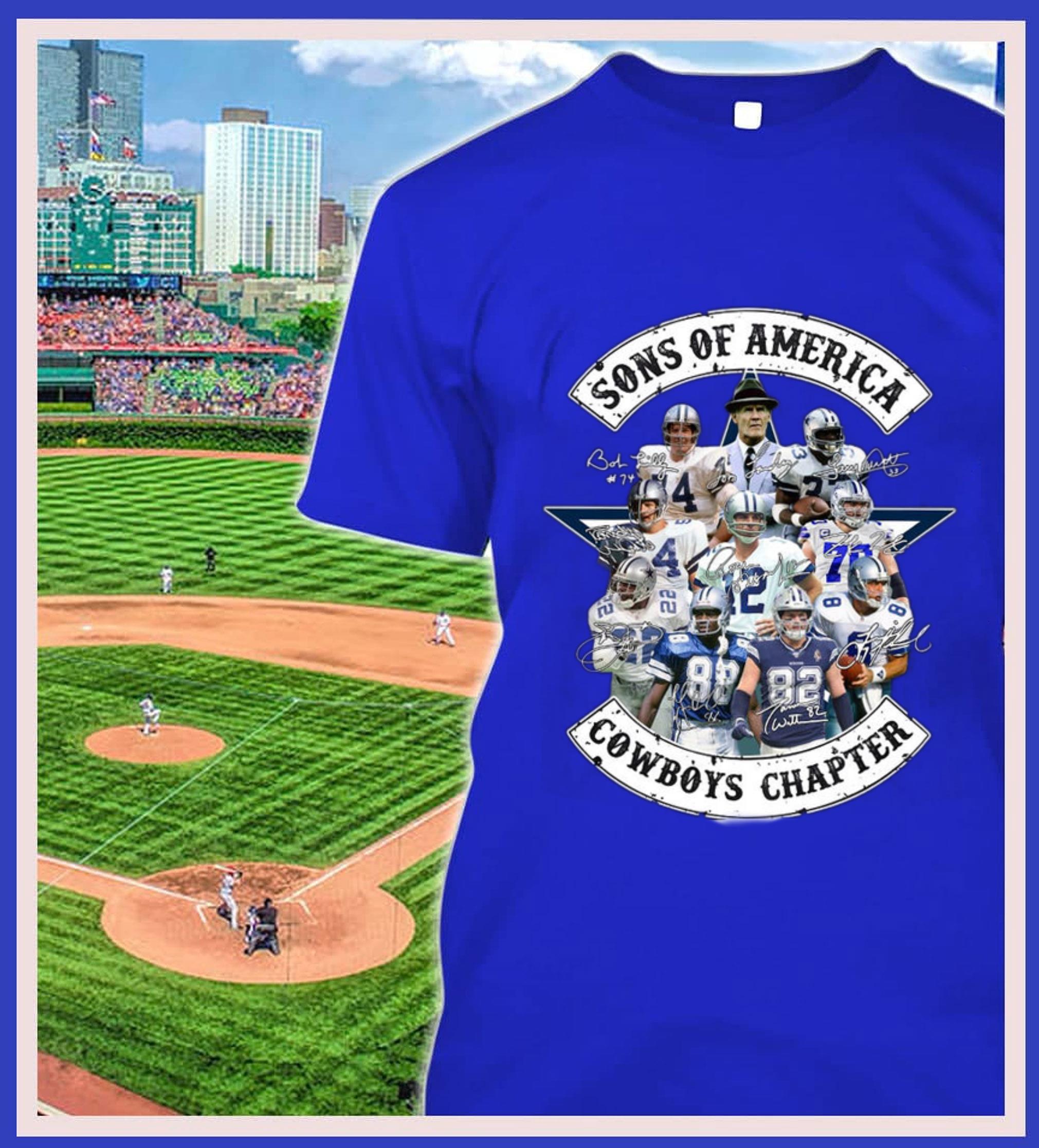 Official Sons of America Cowboys Chapter Dallas Cowboys Signatures Shirt 2 Sons of America Cowboys Chapter Dallas Cowboys Signatures Shirt