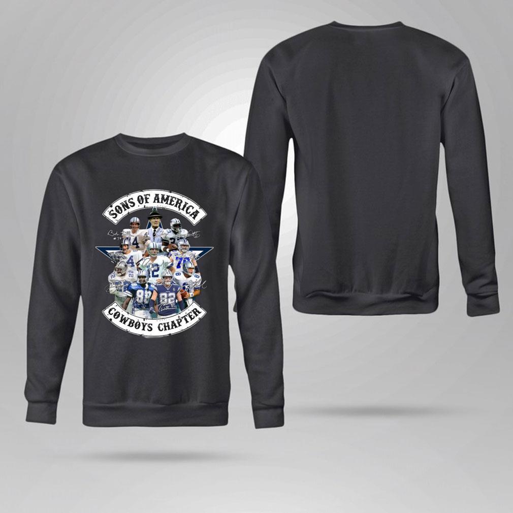 Official Sons of America Cowboys Chapter Dallas Cowboys Signatures Shirt 4 Sons of America Cowboys Chapter Dallas Cowboys Signatures Shirt