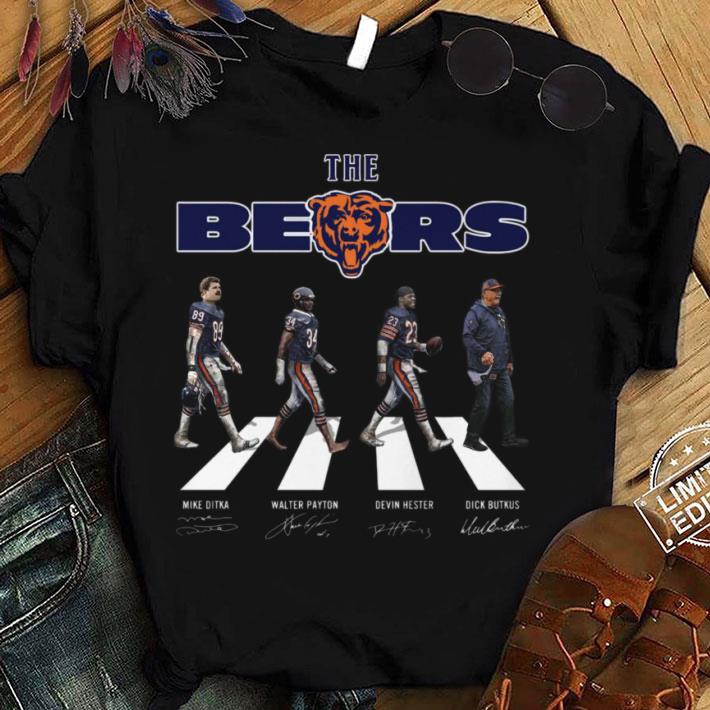 Original The Bears Abbey Road Chicago Bears Walter Payton Signatures Shirt 1 The Bears Abbey Road Chicago Bears Walter Payton Signatures Shirt